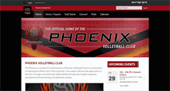 Desktop Screenshot of phoenixvolleyballclub.com